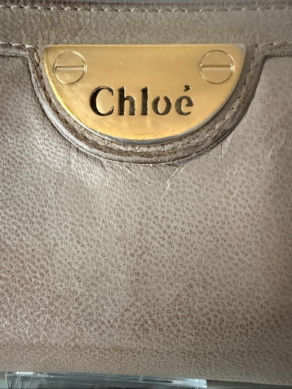 Chloé Marcie taupe zip-around wallet - Picture 3 of 8